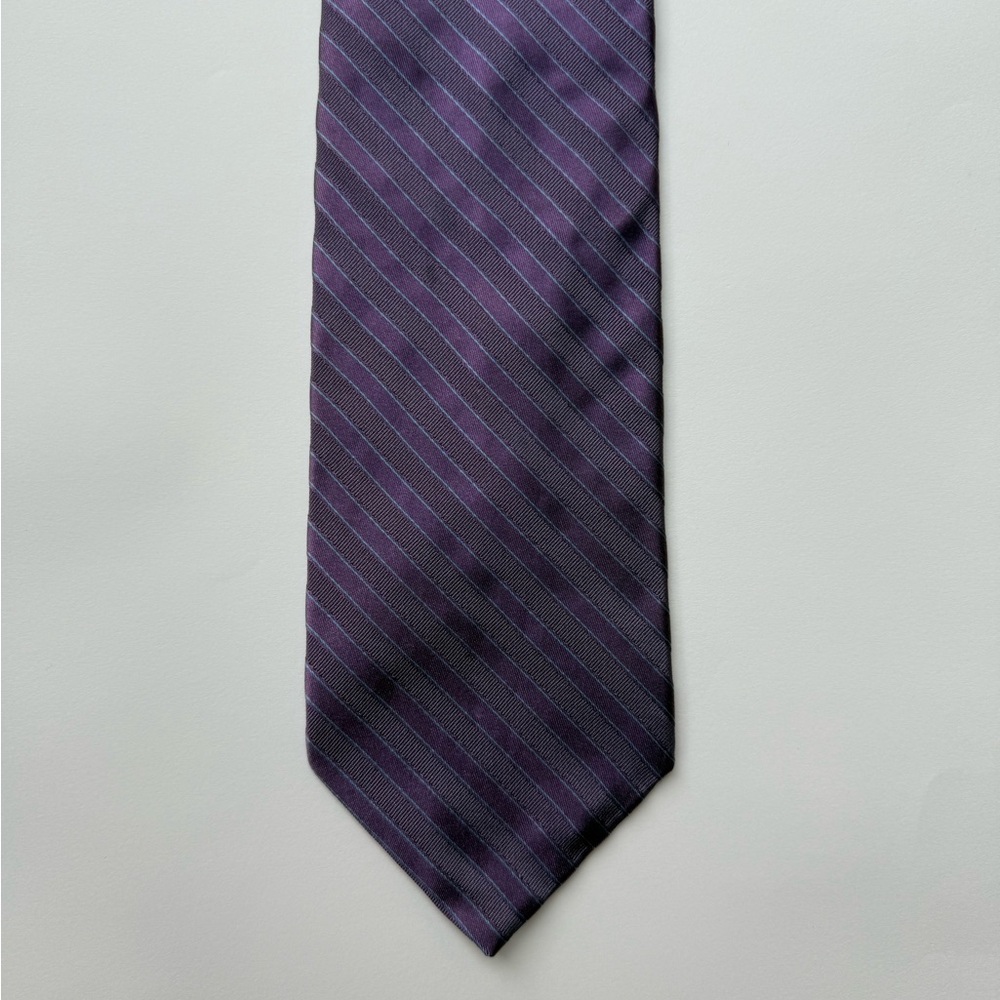 Brooks Brothers Dark Purple Striped Tie